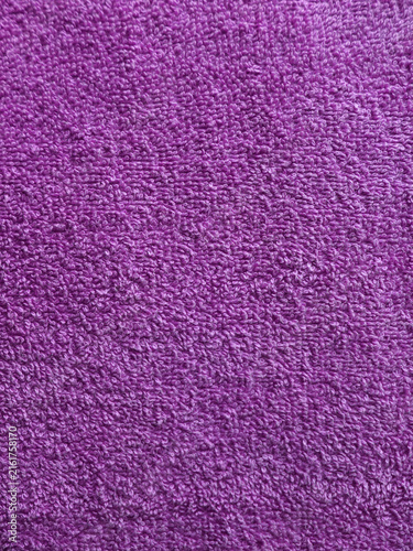 purple terry towel with soft looped textile texture