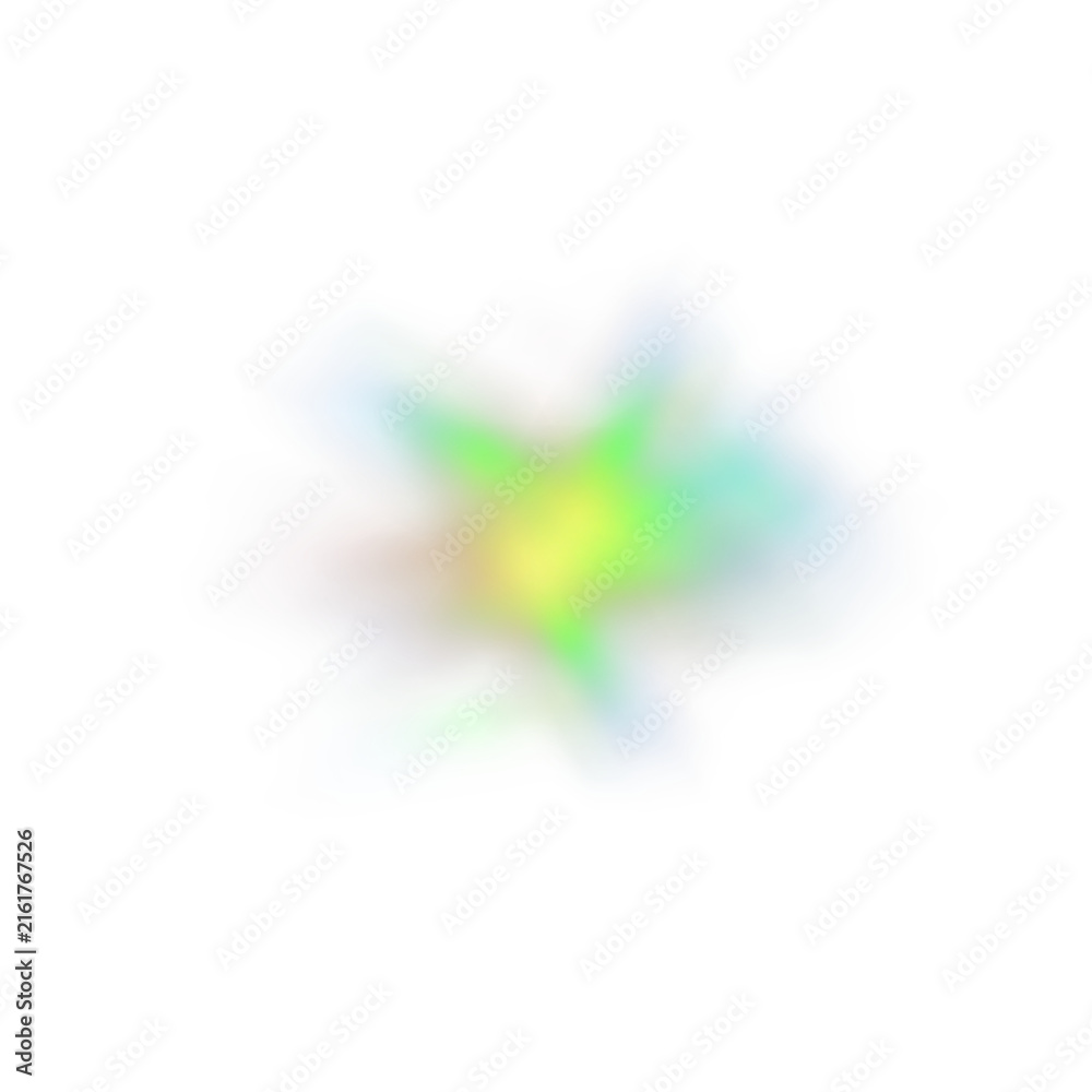 Fototapeta premium Rainbow light prism effect, transparent background. Hologram reflection, crystal flare leak shadow overlay.
