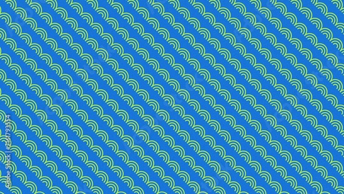 Obraz na płótnie Medium Diagonal Scale Arch Shell Mesh Line Grid Pattern Texture Background in Li
