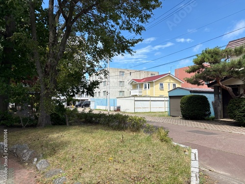 札幌の豊平区の景色