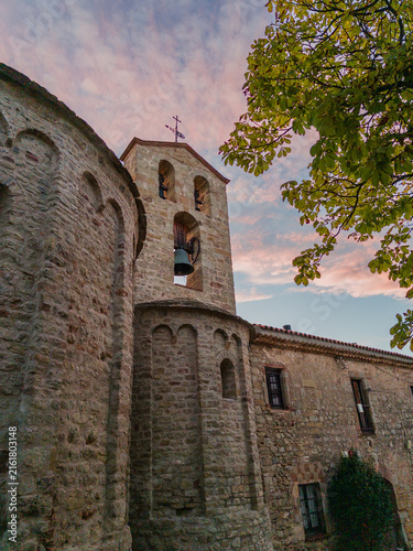 Photography Ermita santa cecilia old stone hermitage exterior