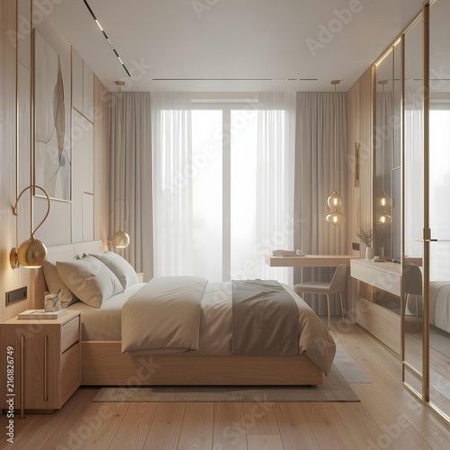 An hotel room