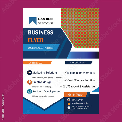 WebProfessional Business Flyer Design Template