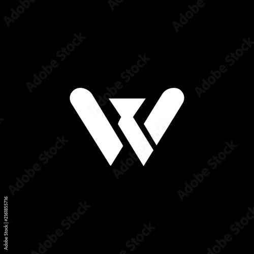 W Letter Logo Icon Vector Design
