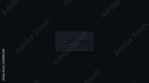 Dark Mode User Interface Email Input Field