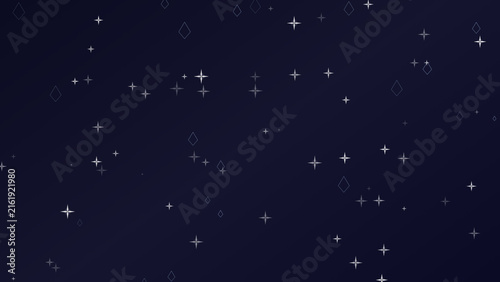 Abstract dark blue background with glowing white stars