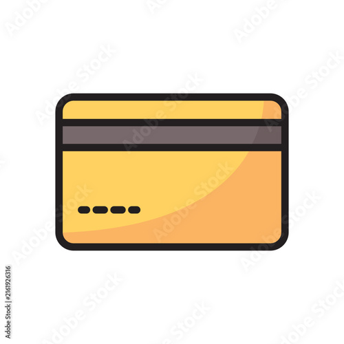 Credit Card Line Color Icon