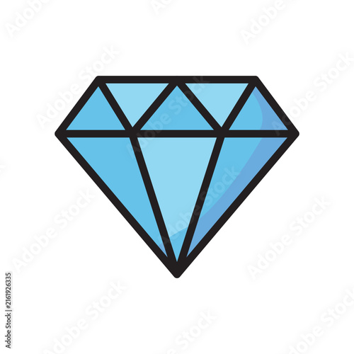 Diamond Line Color Icon