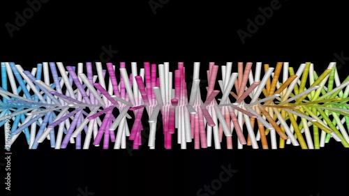 abstract background with fireworks