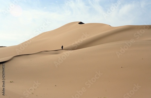 Fotografie sand dunes in the Gobi Desert, Mongolia