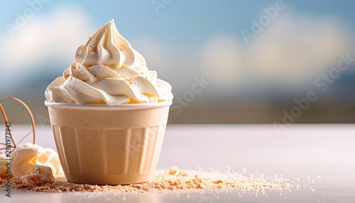 バニラアイス　vanilla ice cream