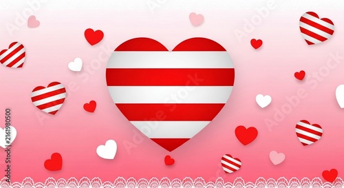 Crimson & White Embrace: A Shower of Affection