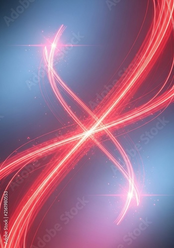 Crimson Currents of Cosmic Dance