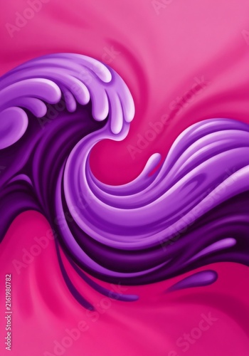 Crimson Tide's Amethyst Embrace