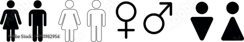 Фотография Gender icon set