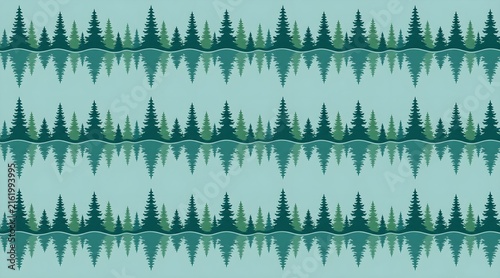 , serene pattern, lake camping pattern, lake fishing pattern,