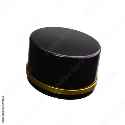 Photography muslim hat 3d render icons