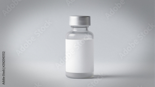 pharma bottle with blank label