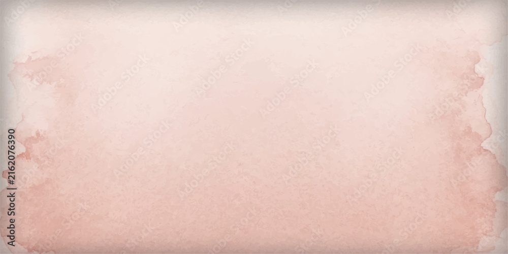 Fototapeta premium A watercolor wash in soft blush and peach tones creates a delicate and artistic background, perfect for subtle designs.