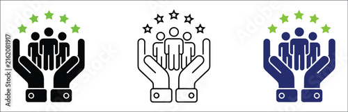 Customer retention and loyalty vector icon collection featuring repeat customers, relationship management, rewards, engagement, app, UI, and website symbols on a transparent background.