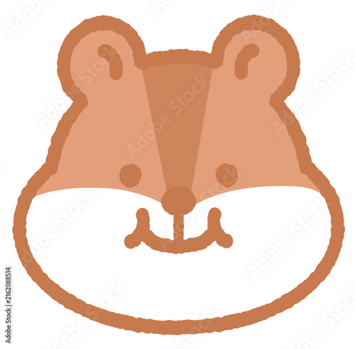 Squirrel character illustration sticker