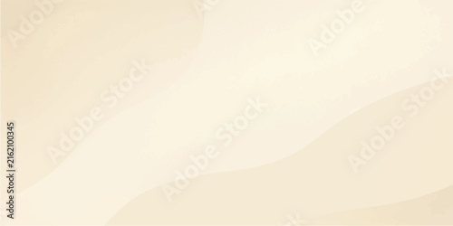 Abstract Soft Beige Cream Gradient Waves Vector Background for Minimal Elegant Neutral Graphic Backdrop