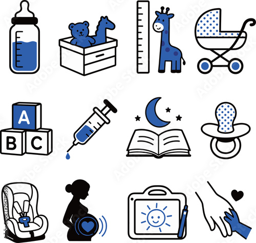 Baby and Pregnancy Icons