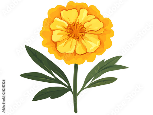 Decorative floral arrangement with blooming flowers and natural foliage