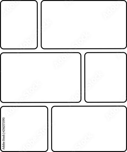 Comic book layout