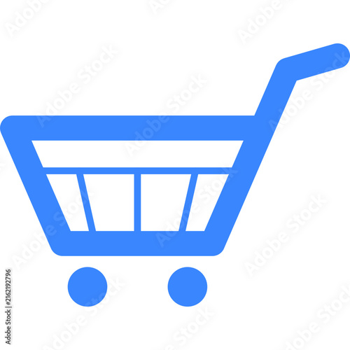 Isometric Shopping Cart UI Illustration