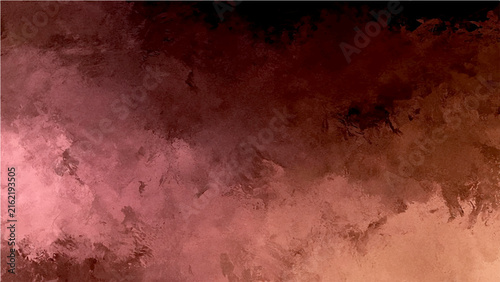 Bild auf Leinwand Abstract Watercolor Red and brown abstract texture resembling watercolor paint stroke or smoke with soft gradient effect