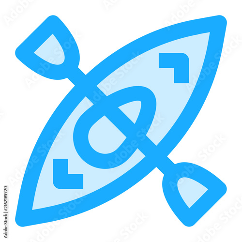 Kayak Icon Illustration
