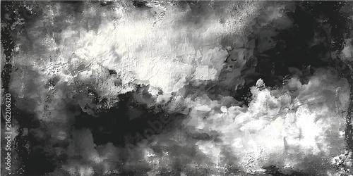 Foto Abstract cloudy texture with dark and light tones in a horizontal panorama