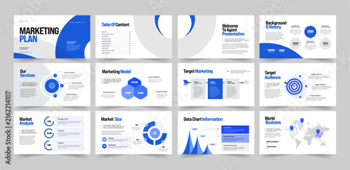 Marketing Plan Presentation , Marketing Plan Keynote Template 