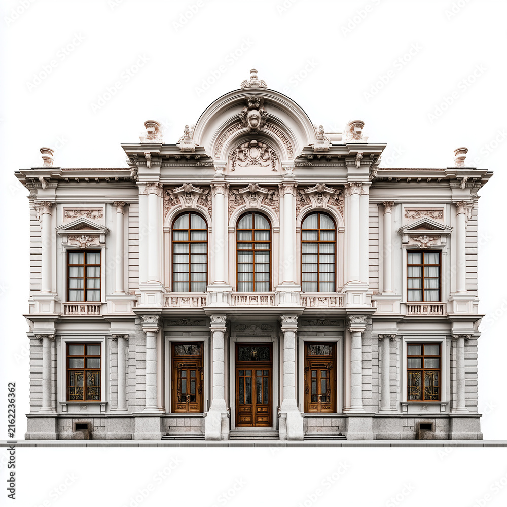 Fototapeta premium Neoclassical Grand Palace Facade Building