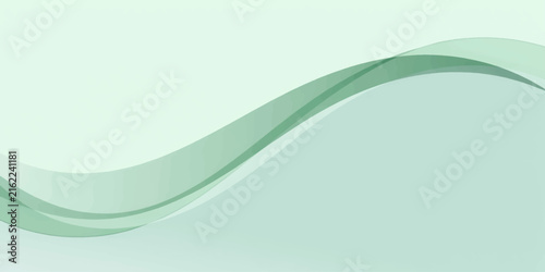 Abstract Green Wave Background with Flowing Curves, Dynamic Lines, Modern Vector Design, and Vibrant Digital Motion for Creative Wallpaper and Business Backdrop Collections