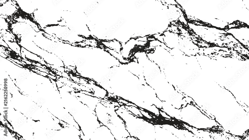 Obraz premium White marble texture with dark veins elegant natural stone background