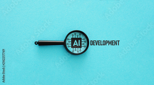 Obraz na płótnie AI Development, Generative Artificial Intelligence, Machine Learning and Software Engineering for AI Agents, Large Language Models, Neural Networks, Automation, Coding and Digital Innovation
