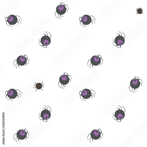 vector spooky spider background