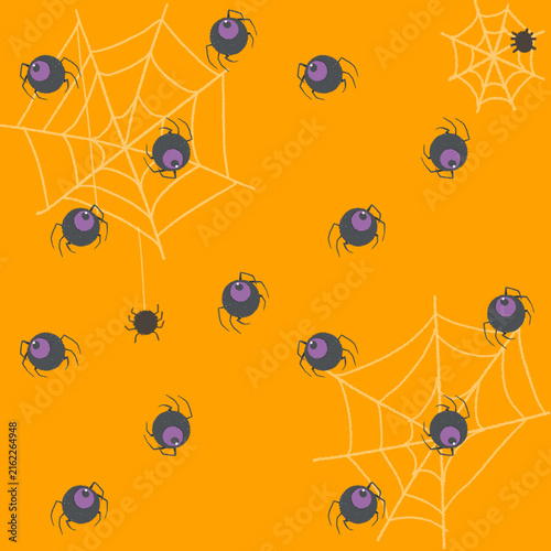 vector spooky spider background