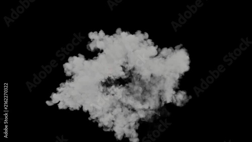 Magic smoke explosion vfx animation with alpha channel 4K resolution fire puff jet blast chroma key black background shockwave effect dust stream comic flash slow motion frame by frame