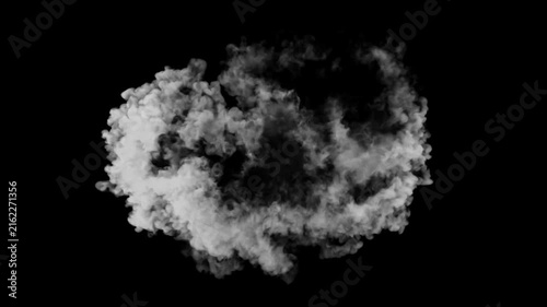 Magic smoke explosion vfx animation with alpha channel 4K resolution fire puff jet blast chroma key black background shockwave effect dust stream comic flash slow motion frame by frame