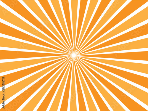 orange sunburst background