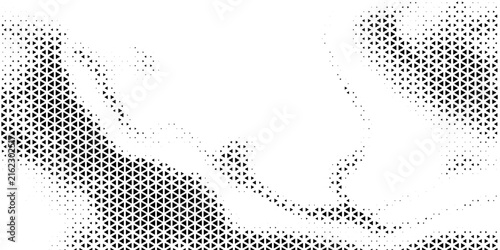 triangle geometric pattern, abstract triangle background. Halftone triangles pattern. Abstract geometric gradient background.