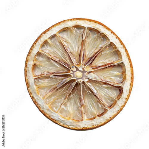 Dried Orange Slice Isolated Cutout