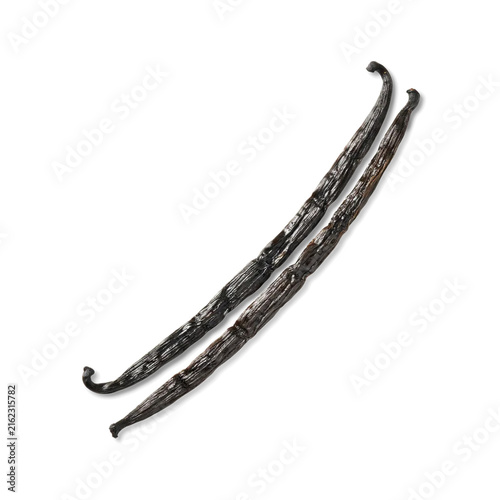 Vanilla Bean Pods Isolated Cutout
