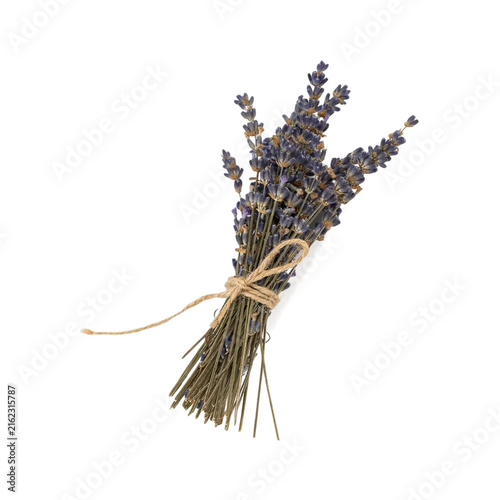 Dried Lavender Bundle Isolated