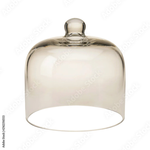 Glass Cloche Dome Isolated Product