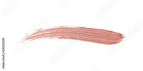 A single horizontal brush stroke in light pink paint texture