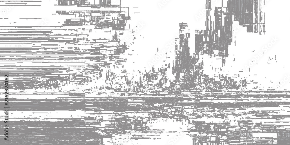 Fototapeta premium Digital Glitch Effect Pixel Noise Distortion Abstract Line Texture Background